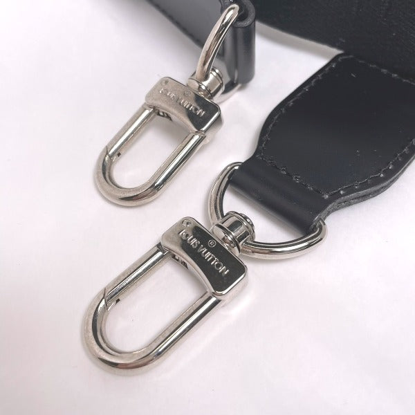 Louis Vuitton strap N51192 Steel Adjustable Damier Canvas Black Shoulder Bag