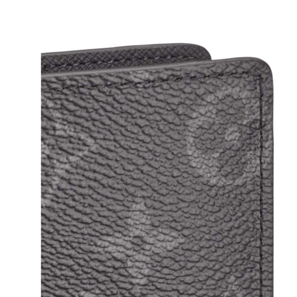 Louis Vuitton Long Purse M61697 Bifold Eclipse Monogram Canvas Gray Wallet Case