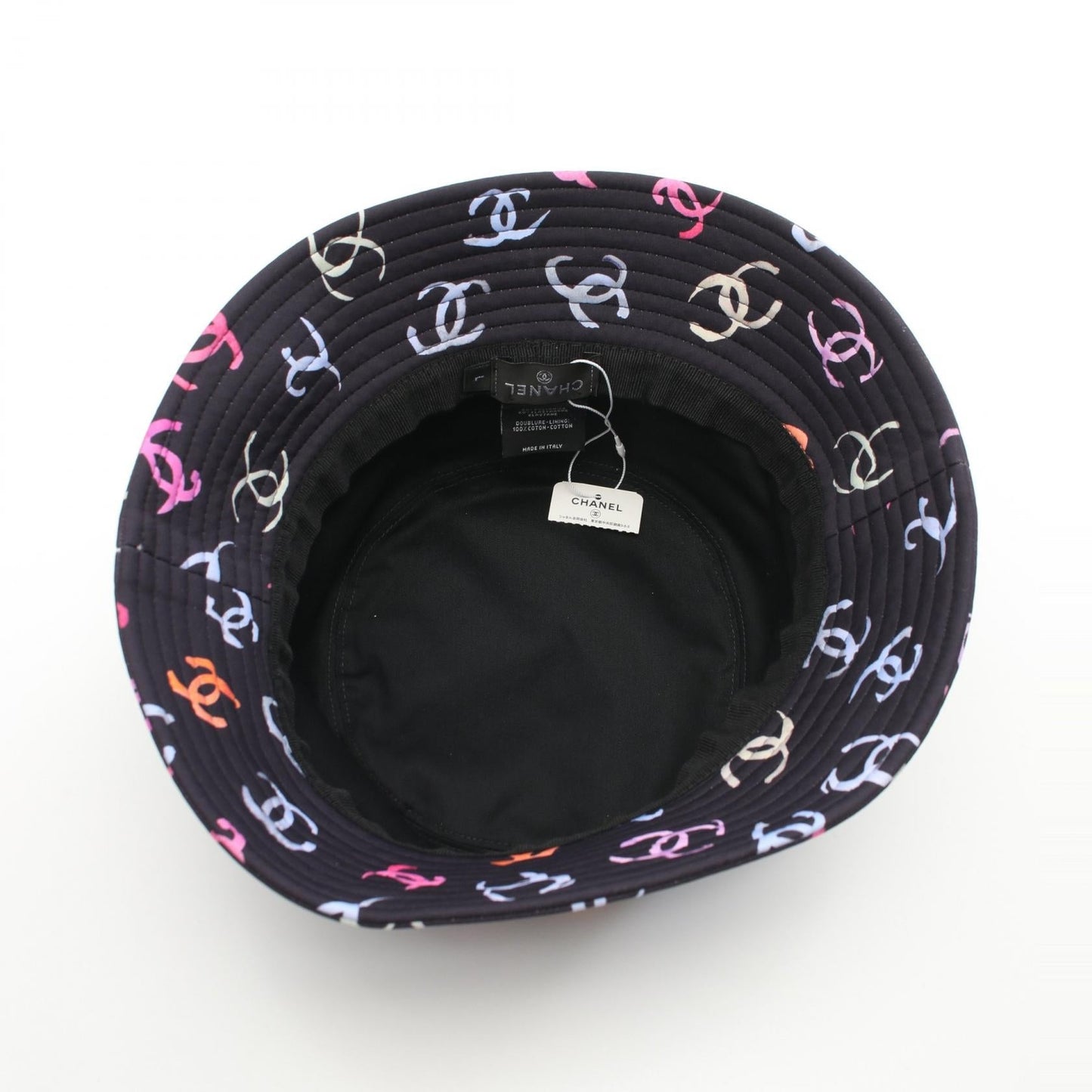 Chanel Coco Mark Bucket Hat Polyamide Hat Bag
