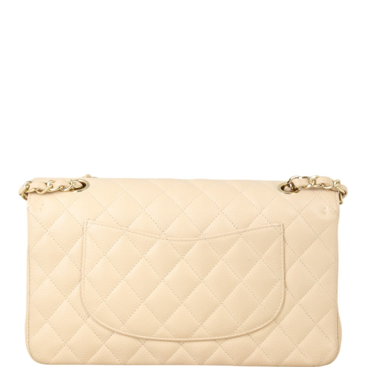 Chanel Classic Double Flap Caviar Handbag Quilted Pink Crossbody Bag