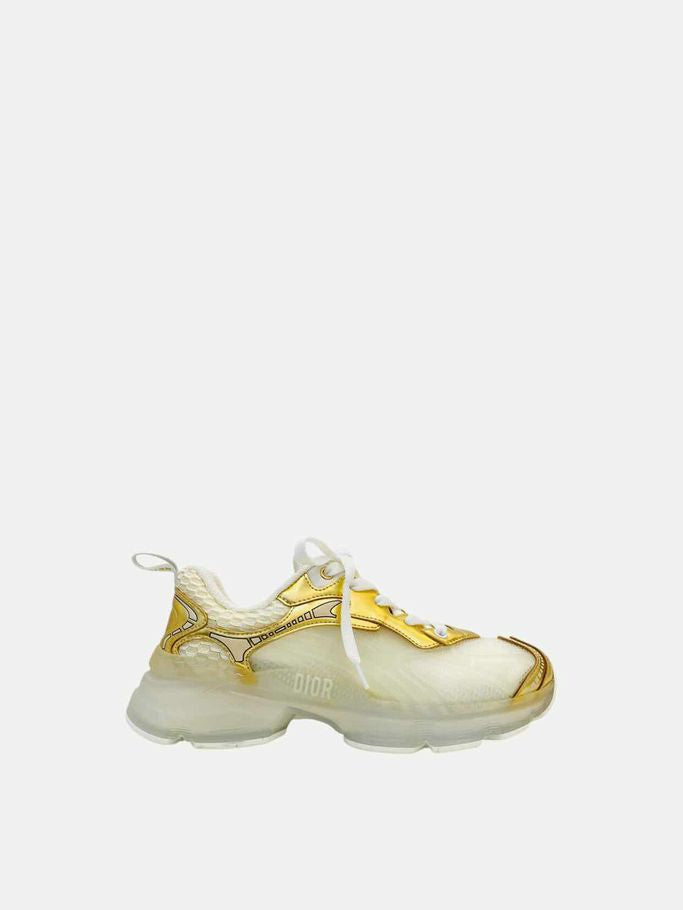 Dior Vibe & Leather White Gold Shoes