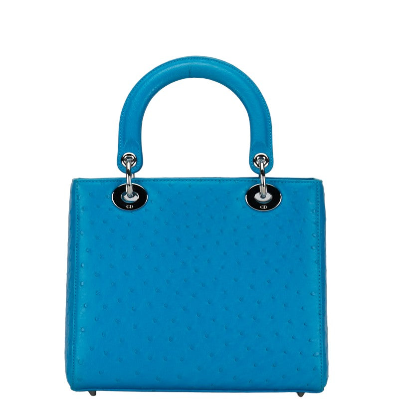 Dior Lady Ostrich 2Way Bag Travel Bag