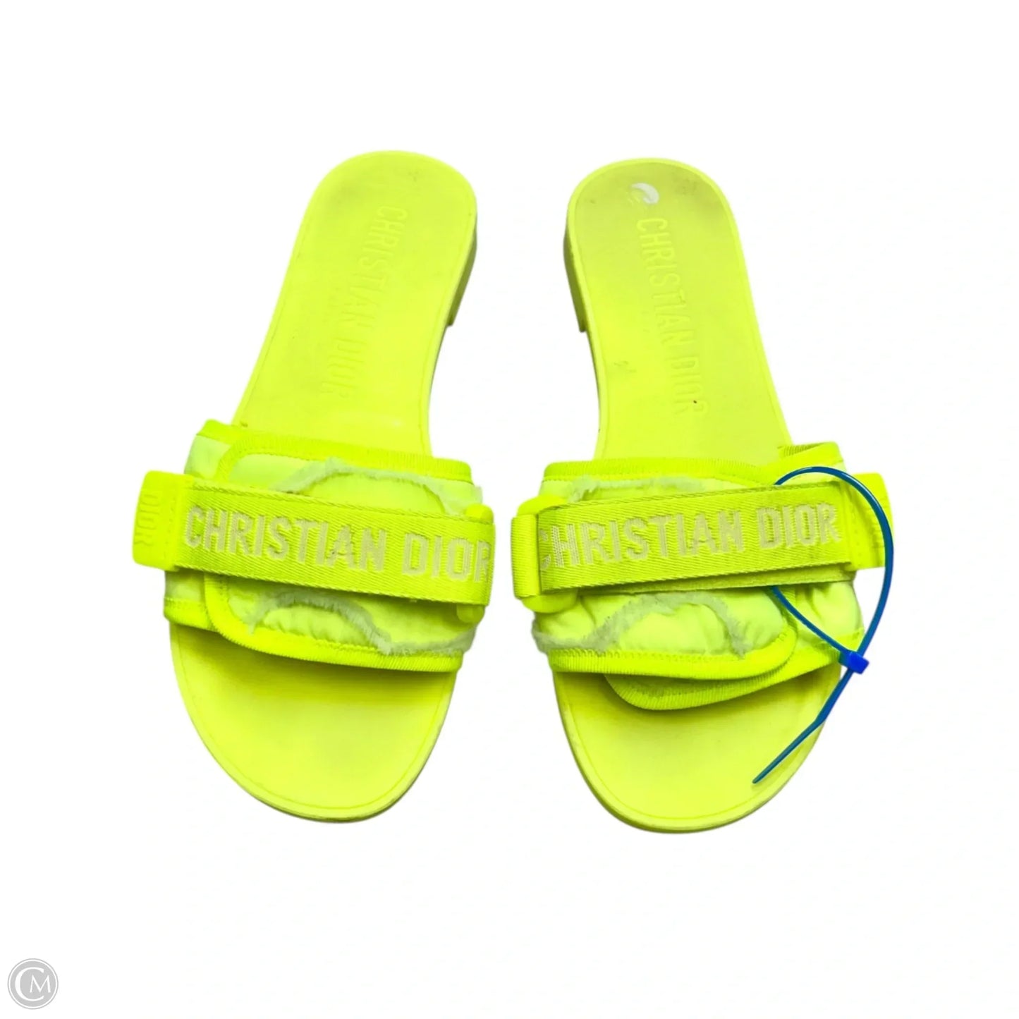 Dior Shoe Sandals Luxury Designer By Christian In Neon Logo Shoes