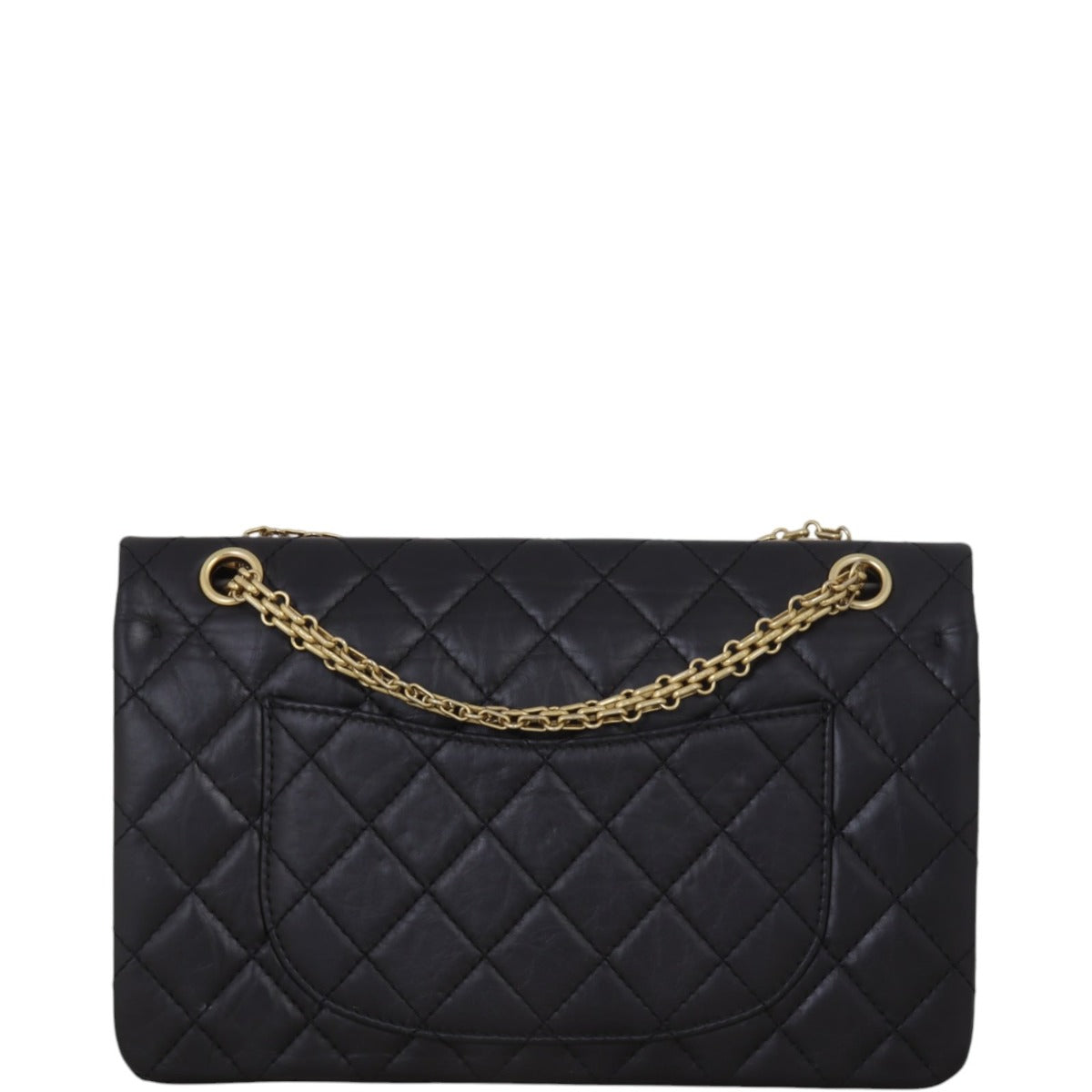 Chanel 2.55 Reissue 227 Double Bag Quilted Flap Crossbody Bag