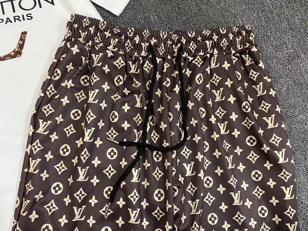 Louis Vuitton Jogger and Tshirts Set