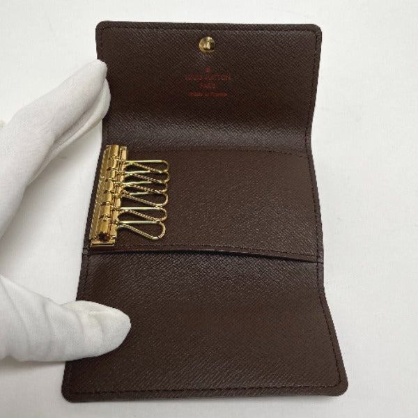 Louis Vuitton Key holder N62630 Damier Canvas Brown Key Chain 0