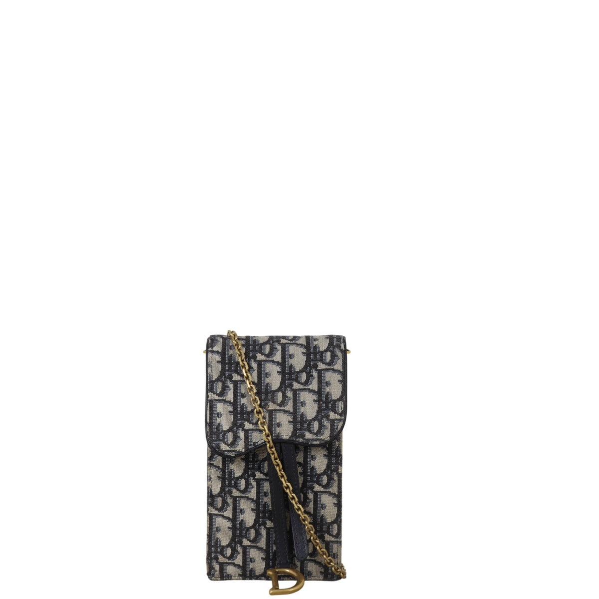 Dior Crossbody Bag Vertical Saddle Pouch Oblique 2 Canvas