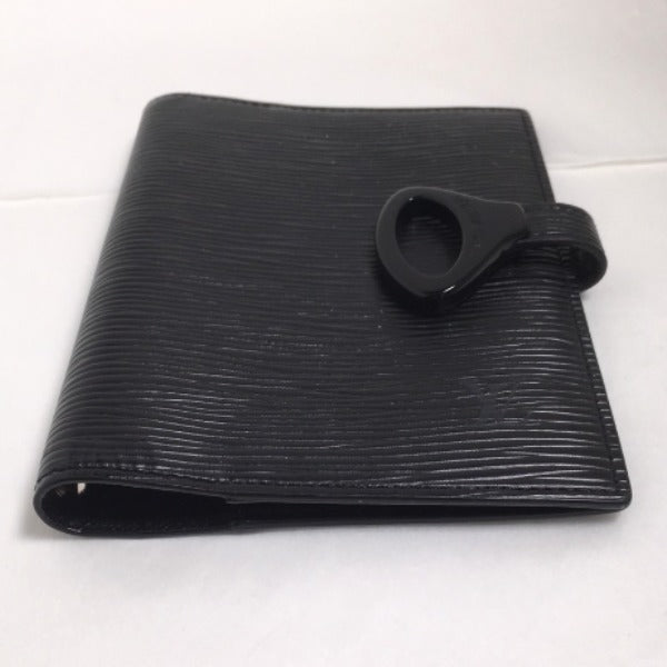 Louis Vuitton Notebook cover R20092 Epi Notebook Leather Black Handbag