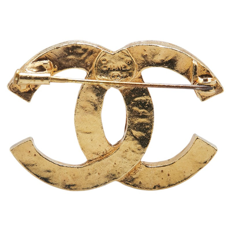 Chanel Coco Mark Rhinestone Brooch