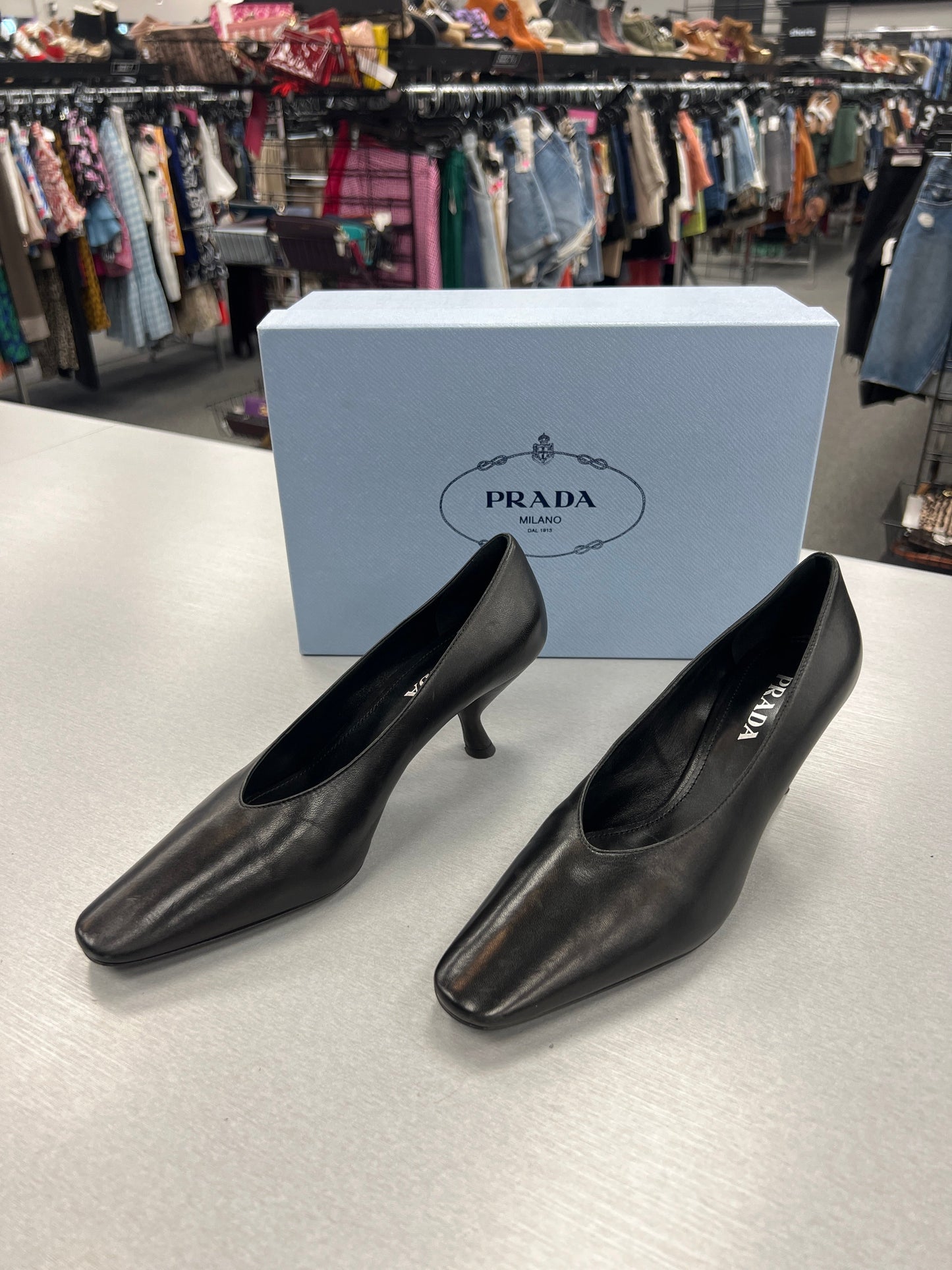 Prada Shoe s Luxury Designer Black Shoes