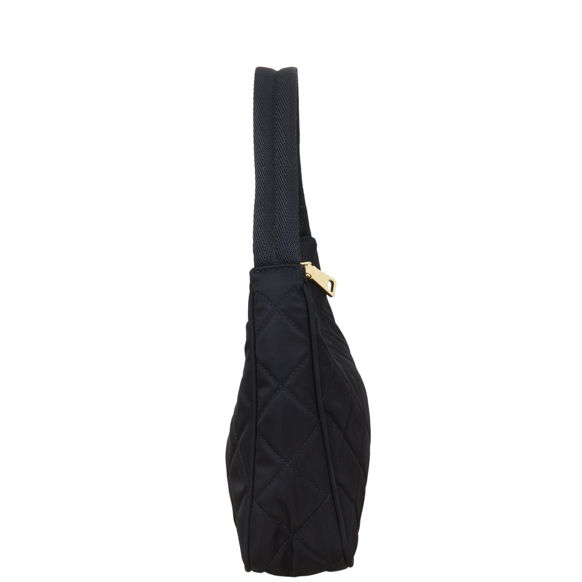 Prada Tessuto Hobo Handbag Quilted Mini Travel Bag