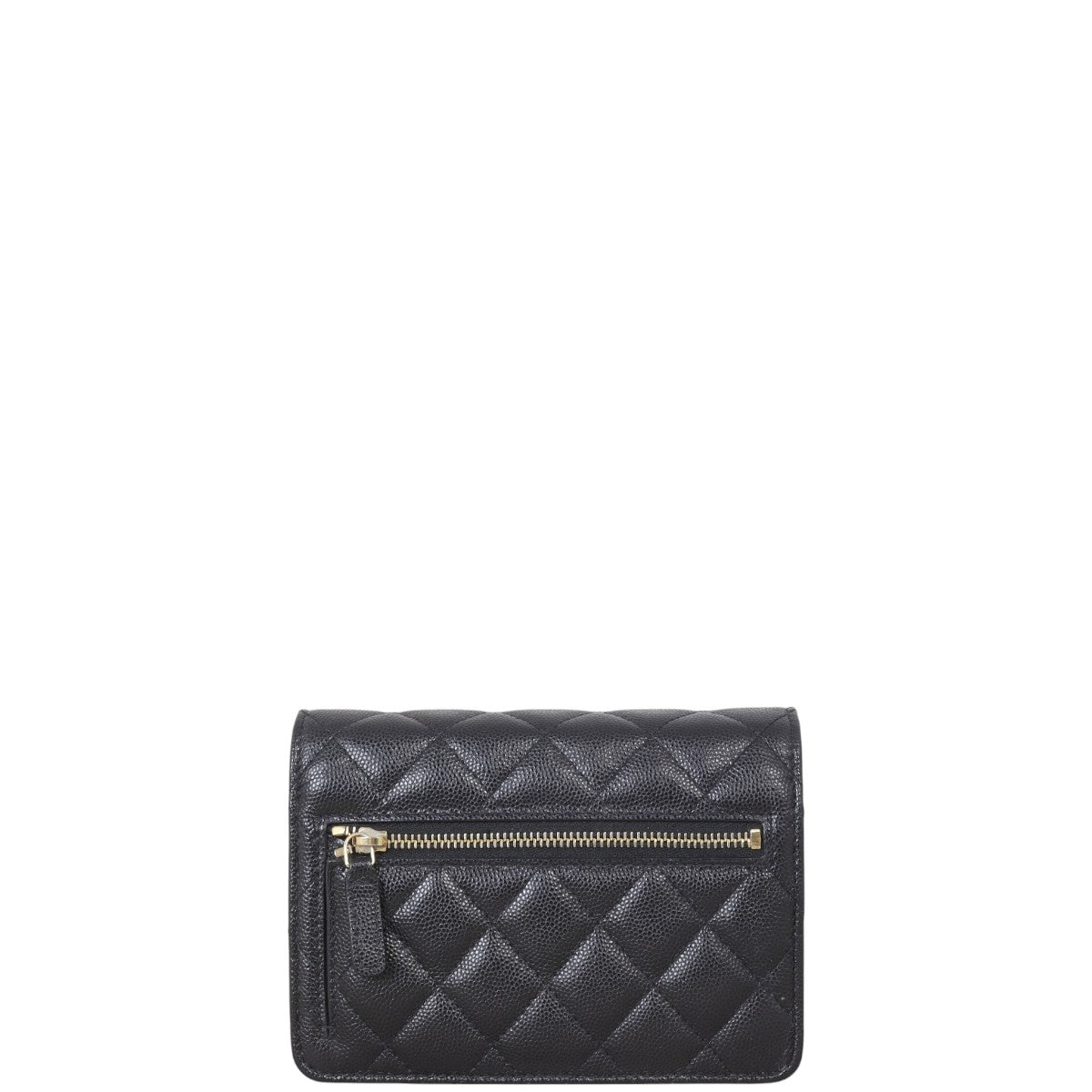 Chanel Classic Wallet On Chain Handbag Quilted Black Crossbody Bag