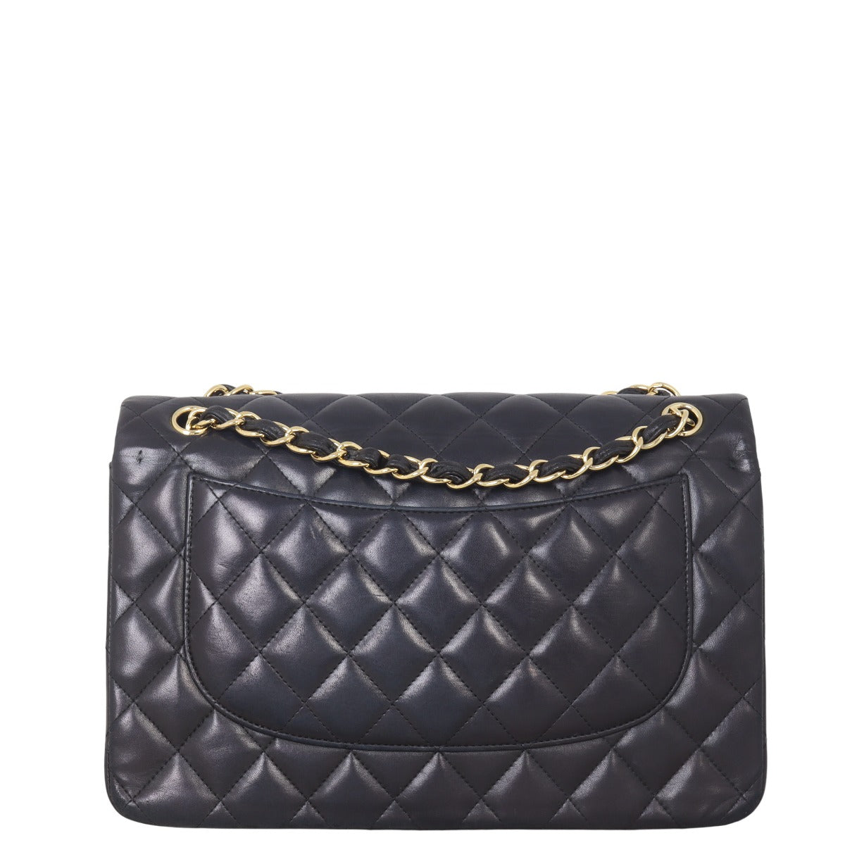 Chanel Classic Double Jumbo Lambskin Handbag Quilted Flap Crossbody Bag