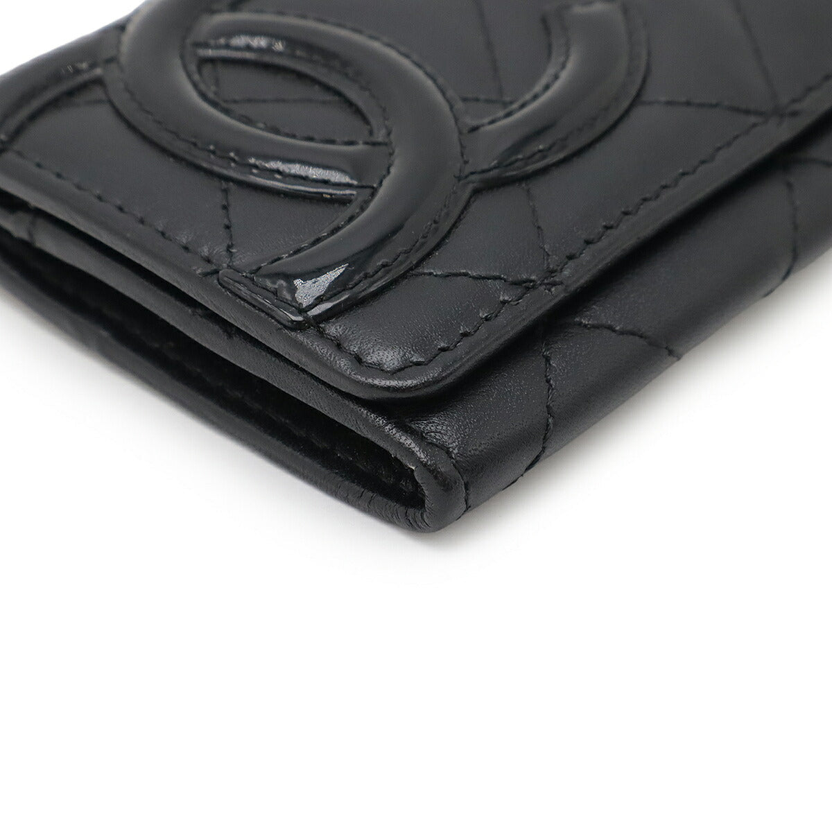 Chanel Cambon Line Calfskin Card Case Bag