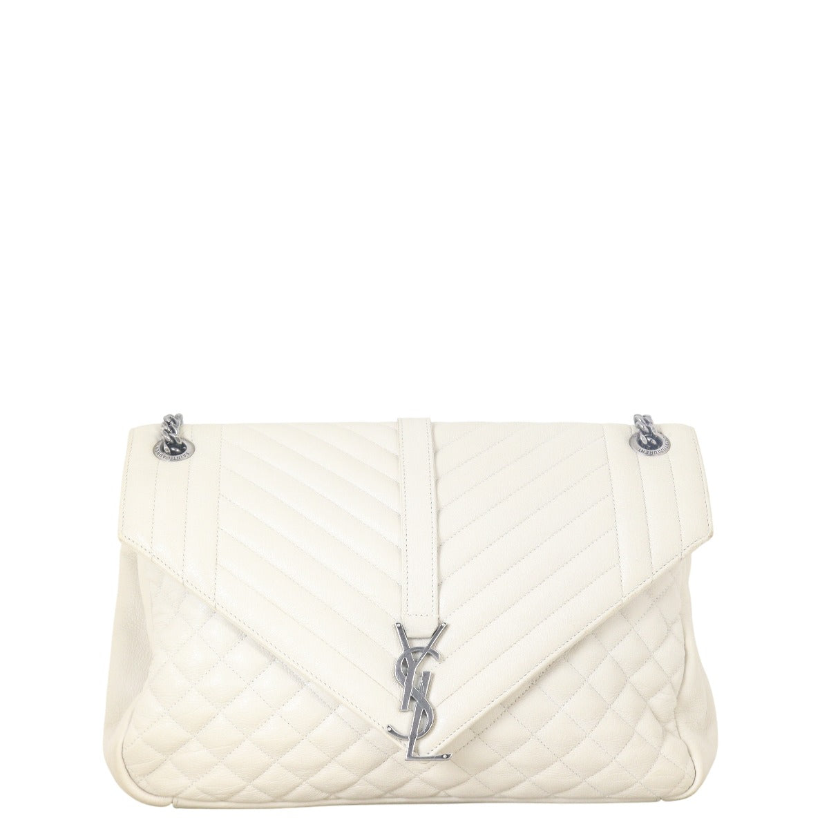 YSL Saint Laurent Tri Quilt Soft Envelope Bag Large Crossbody Bag