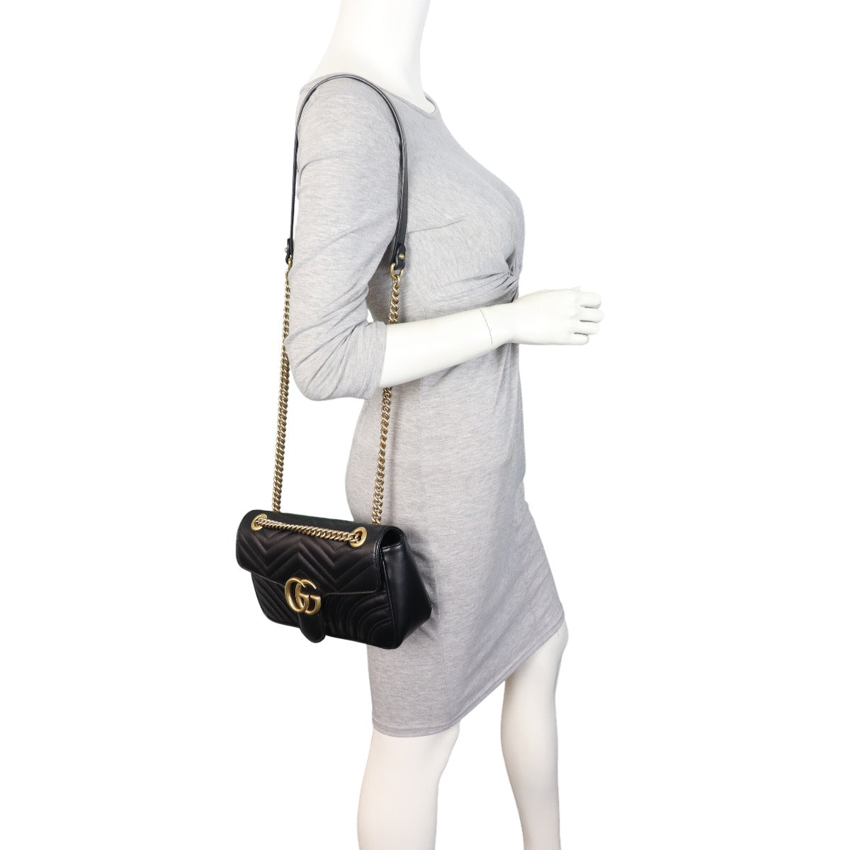 Gucci GG Marmont Matelasse Medium Shoulder Bag