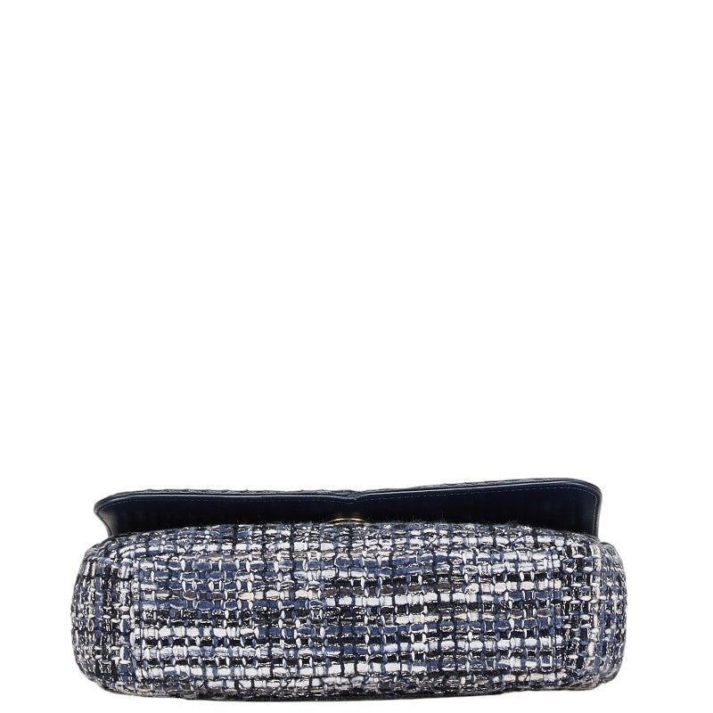 Chanel Cc Filigree Python Embossed Shoulder Bag