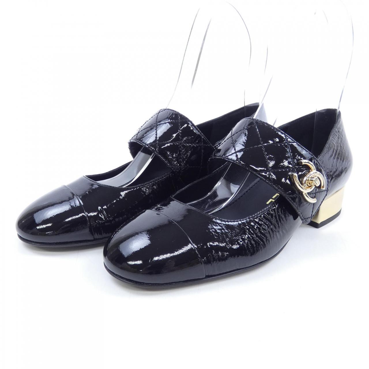 Chanel G39732X56929 Patent Goatskin Shoes for Women