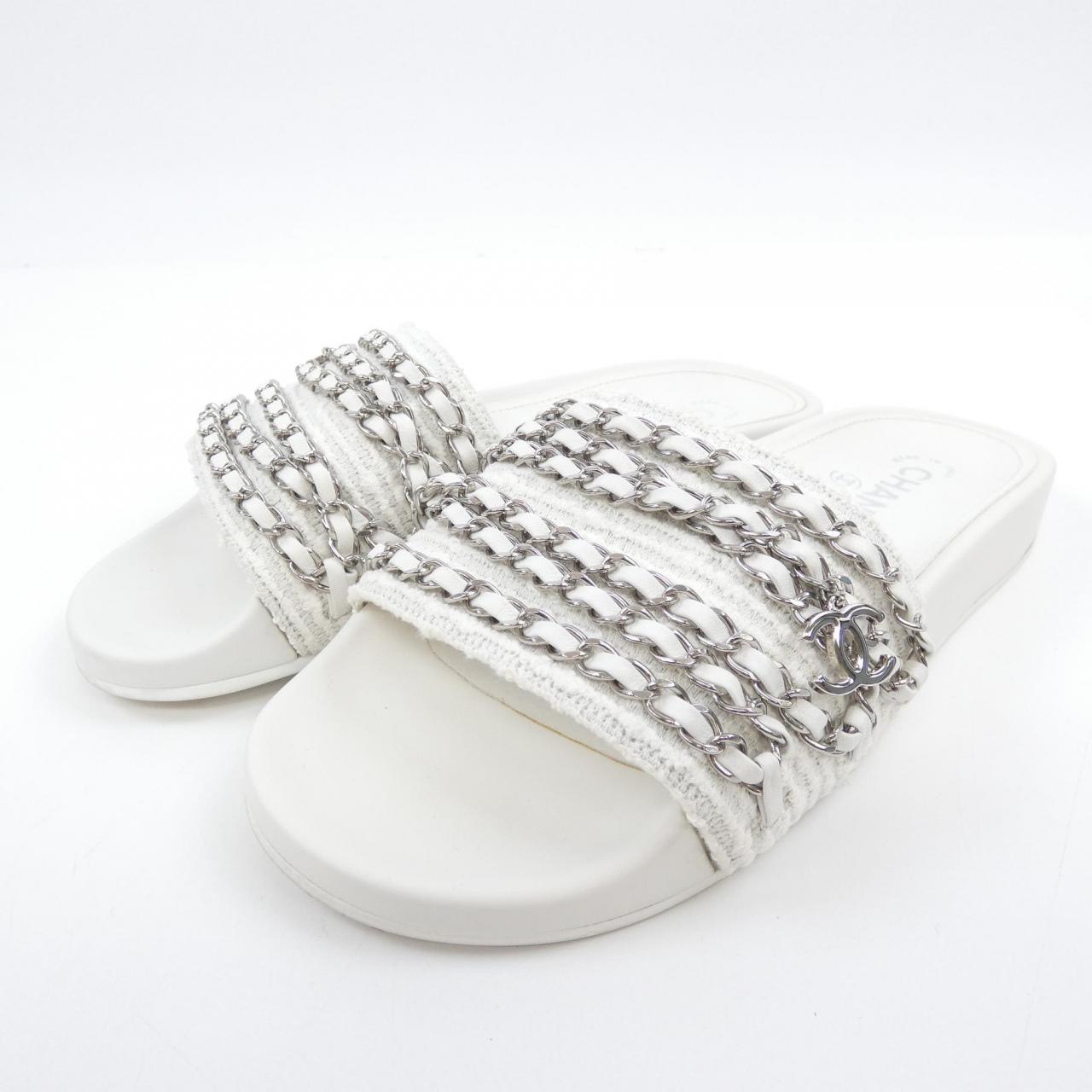 Chanel G31627X47764 Tweed Sandals