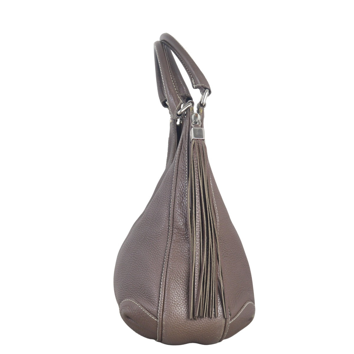 Chanel Lax Tassel Hobo Brown Shoulder Bag