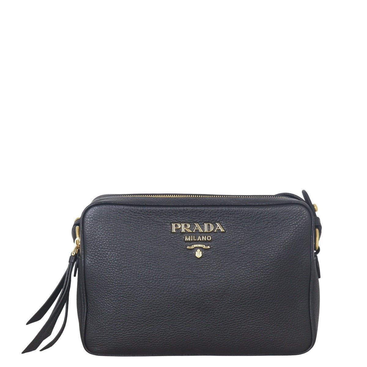 Prada Crossbody Bag Phenix Camera Crossbody Vitello Black Shoulder Bag