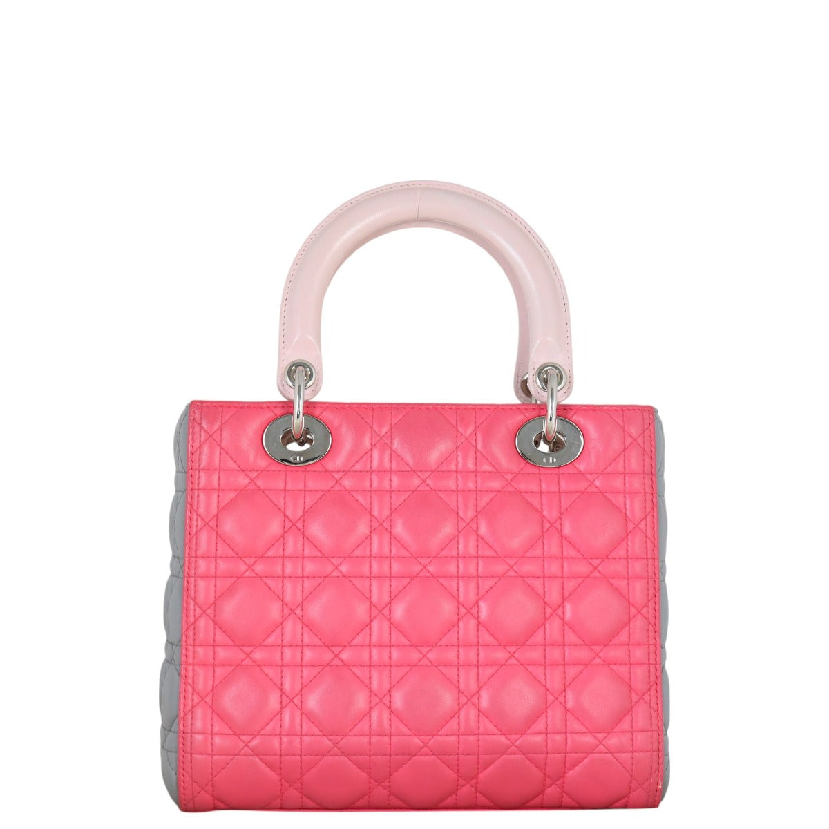 Dior Lady Tricolour Handbag Medium Travel Bag