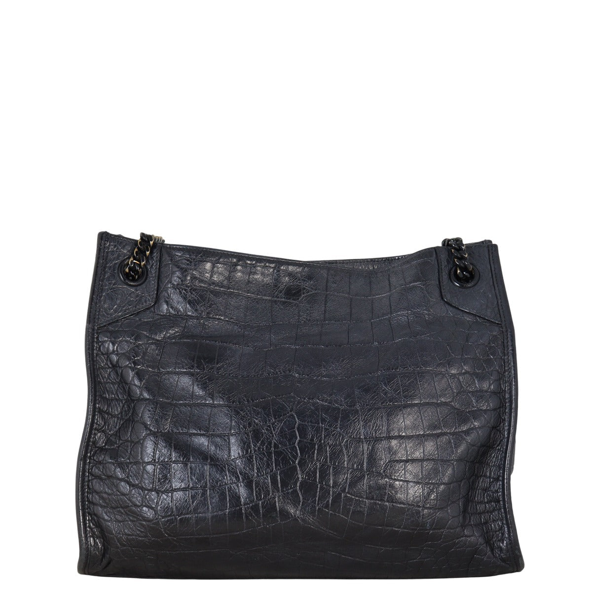 YSL Saint Laurent Saint Laurent Niki Tote Bag Croc Embossed Medium
