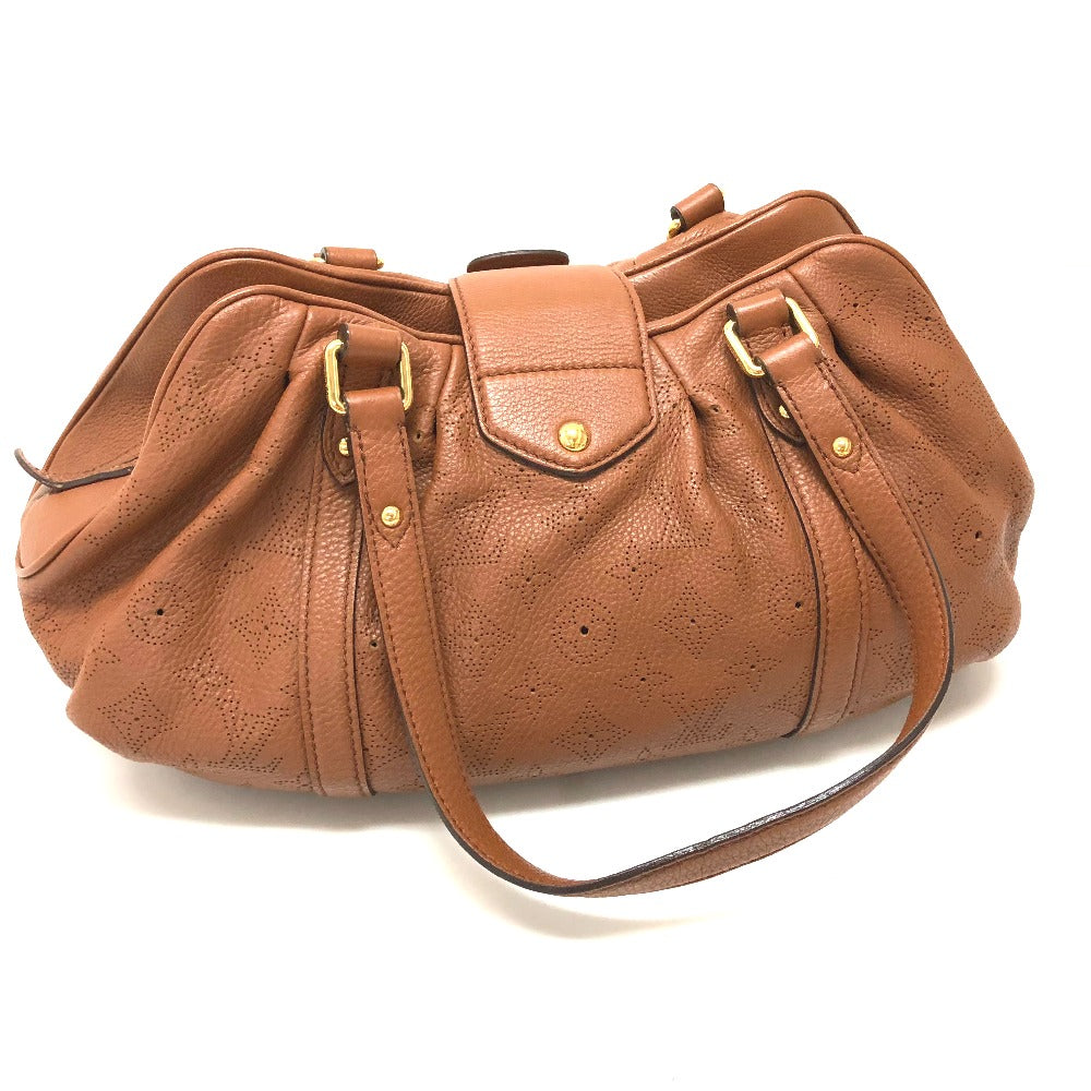 Louis Vuitton M97052 mahina cognac Mahina Runner Monogram Leather Shoulder Bag