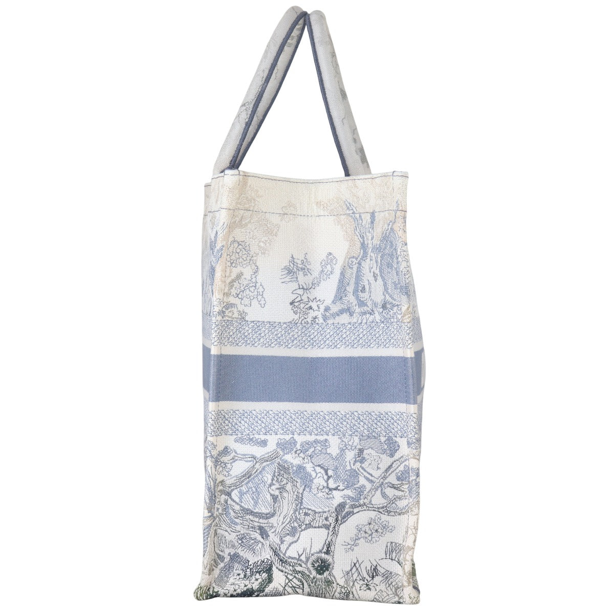 Dior Book Tote Toile De Jouy Handbag Large Tote Bag