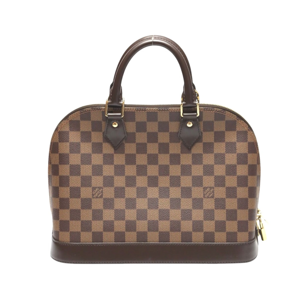 Louis Vuitton N53151 Damier 2WAY Damier Alma Canvas Brown Handbag