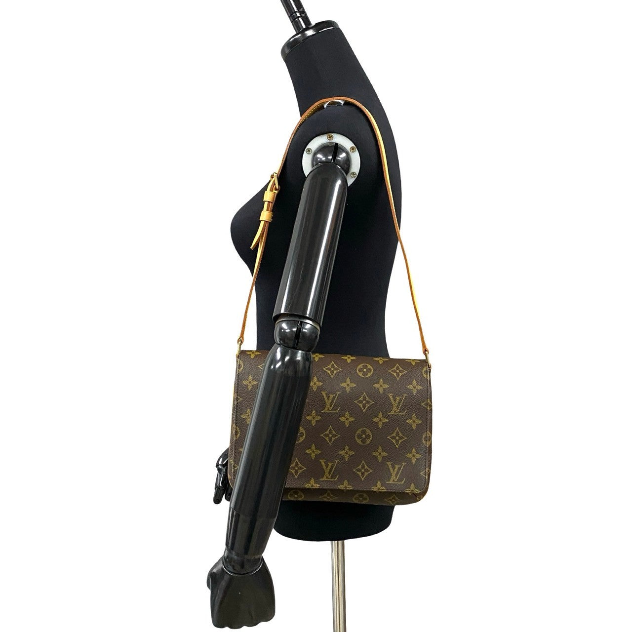 Louis Vuitton M51388 PVC M tte Tango Monogram Leather Brown Shoulder Bag