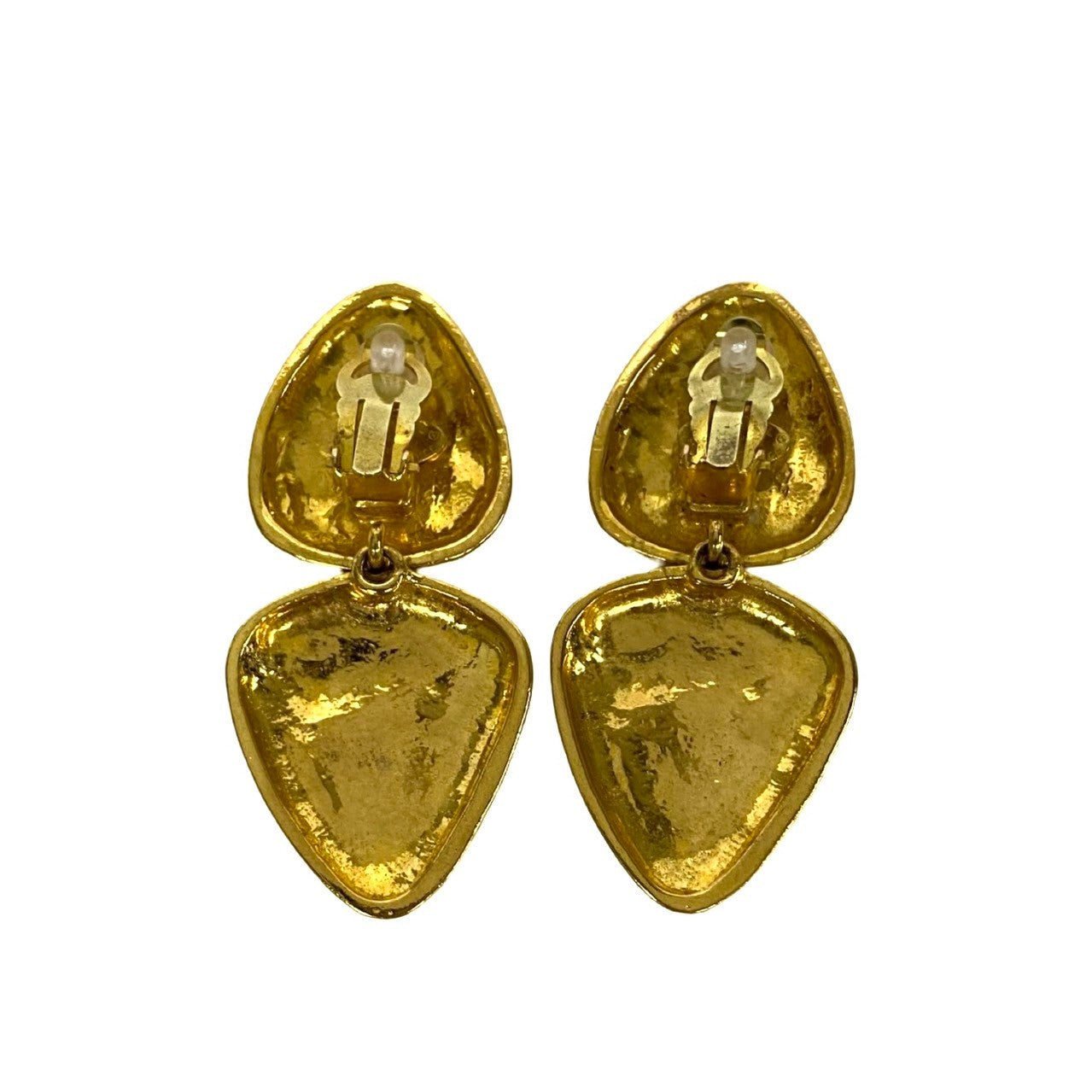 Chanel Coco Mark Earrings Gold