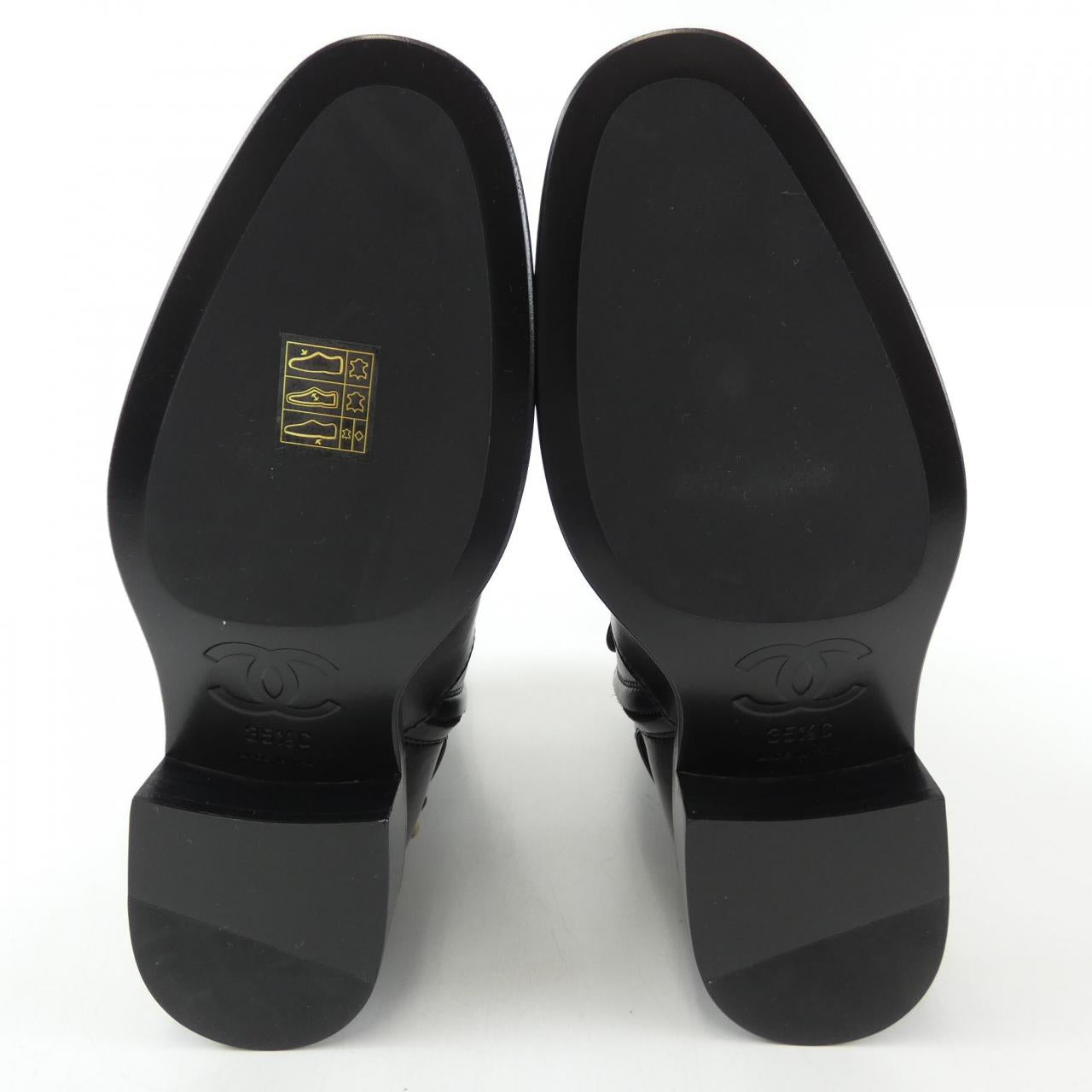 Chanel G39170X56609 Calfskin Metal Boots