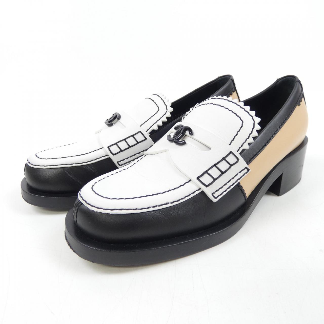Chanel G45180B13907 Calfskin Shoes for Women