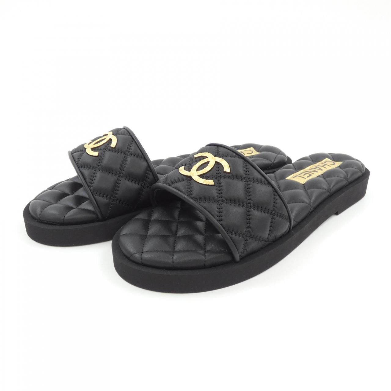 Chanel G45014X01000 Lambskin Sandals for Women