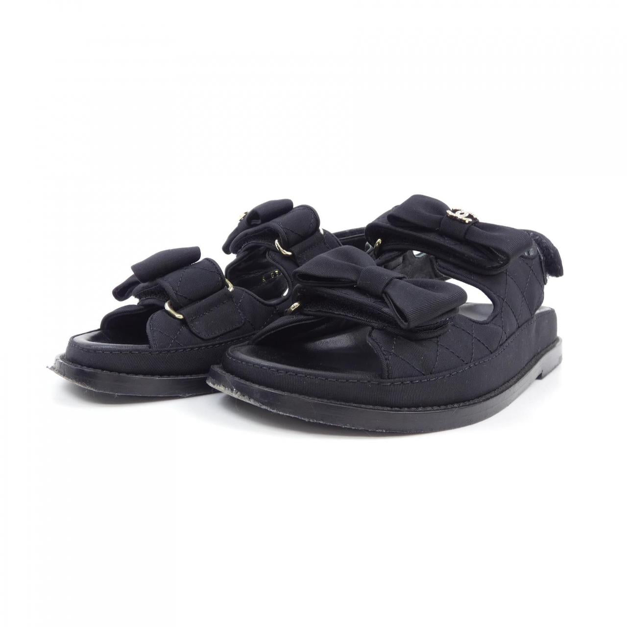 Chanel G39820X05912 Grosgrain Sandals for Women