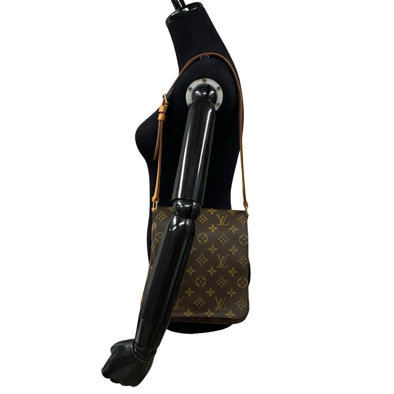 Louis Vuitton M51258 PVC M tte Salsa Monogram Leather Brown Shoulder Bag
