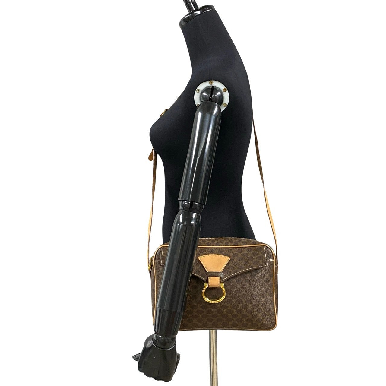 Shoulder Bag , Pvc Macadam Blason Triomphe Leather Brown