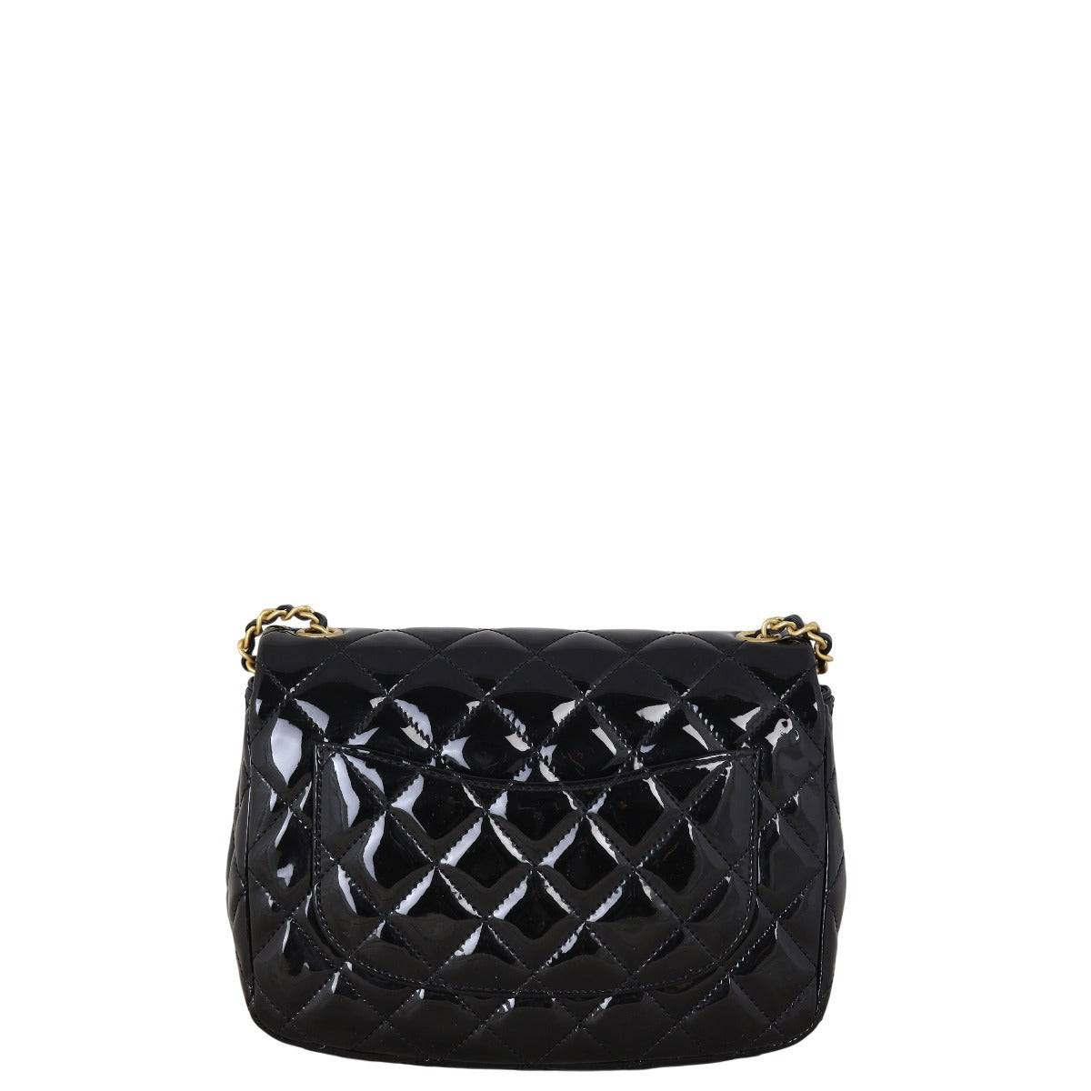 Chanel Coco de Toi Heart Square Flap Bag Quilted Black Crossbody Bag Patent 12082025