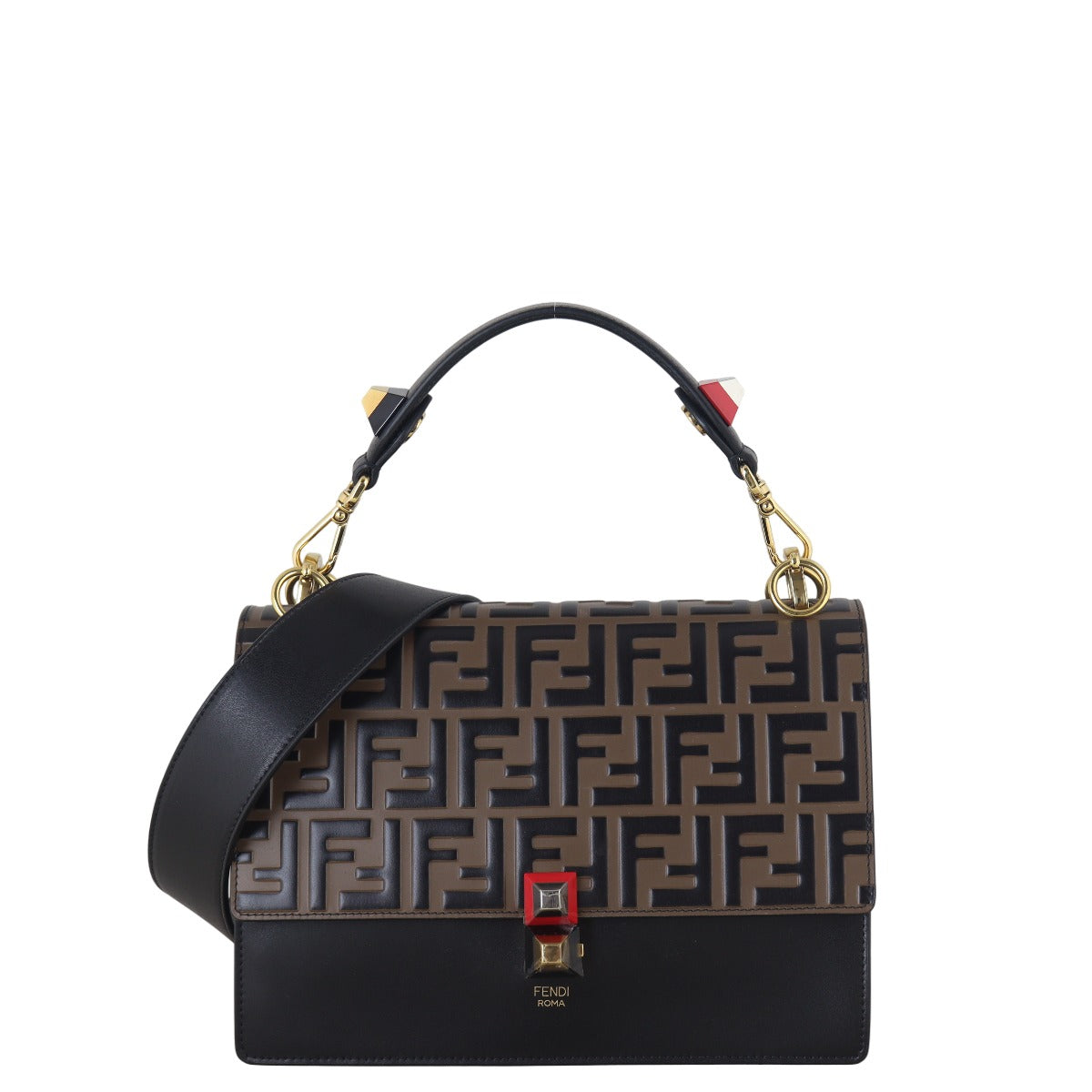 Fendi Crossbody Bag Kan I Class Crossbody Shoulder Bag