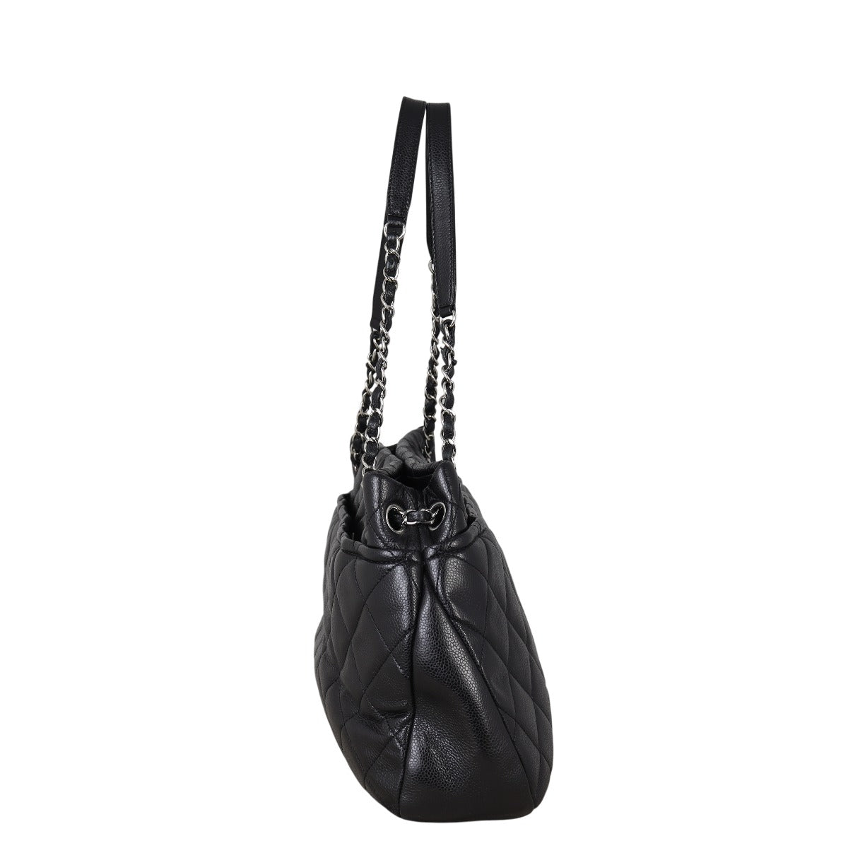 Chanel CC Timeless Shopping Tote Quilted Black Shoulder Bag Tote 25092025