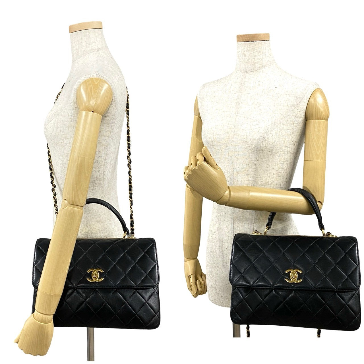 Chanel lambskin Matrasse Black Shoulder Bag 250208Rsi30 4