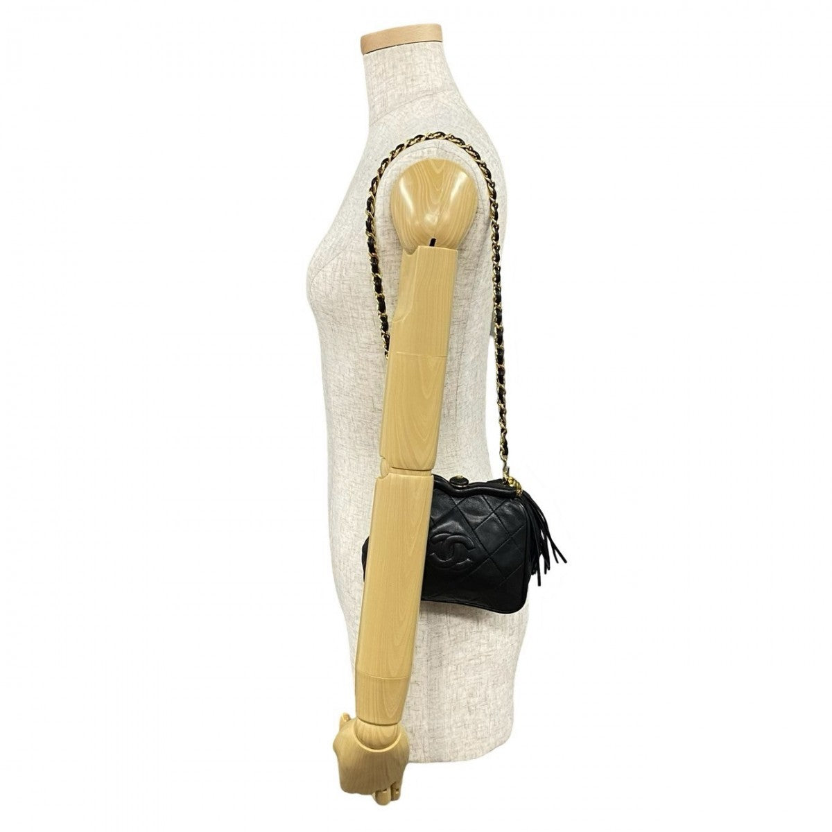 Chanel lambskin COCO Mark Matrasse Black Shoulder Bag 250312Kmj723 10