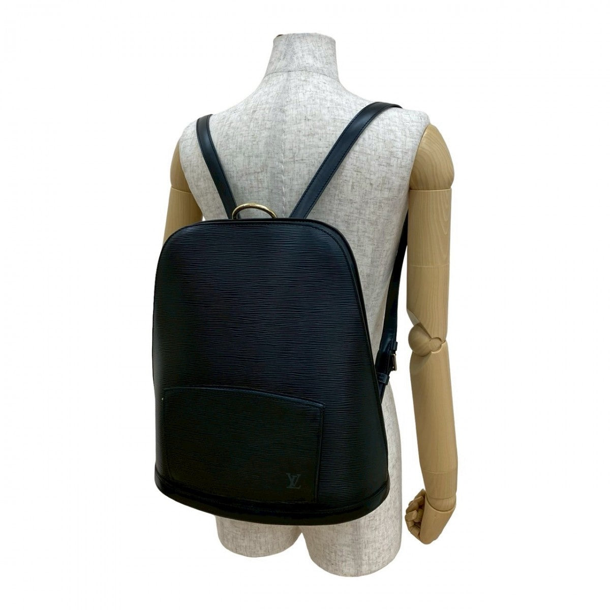 Louis Vuitton Backpack Epi Coblanc Leather Black