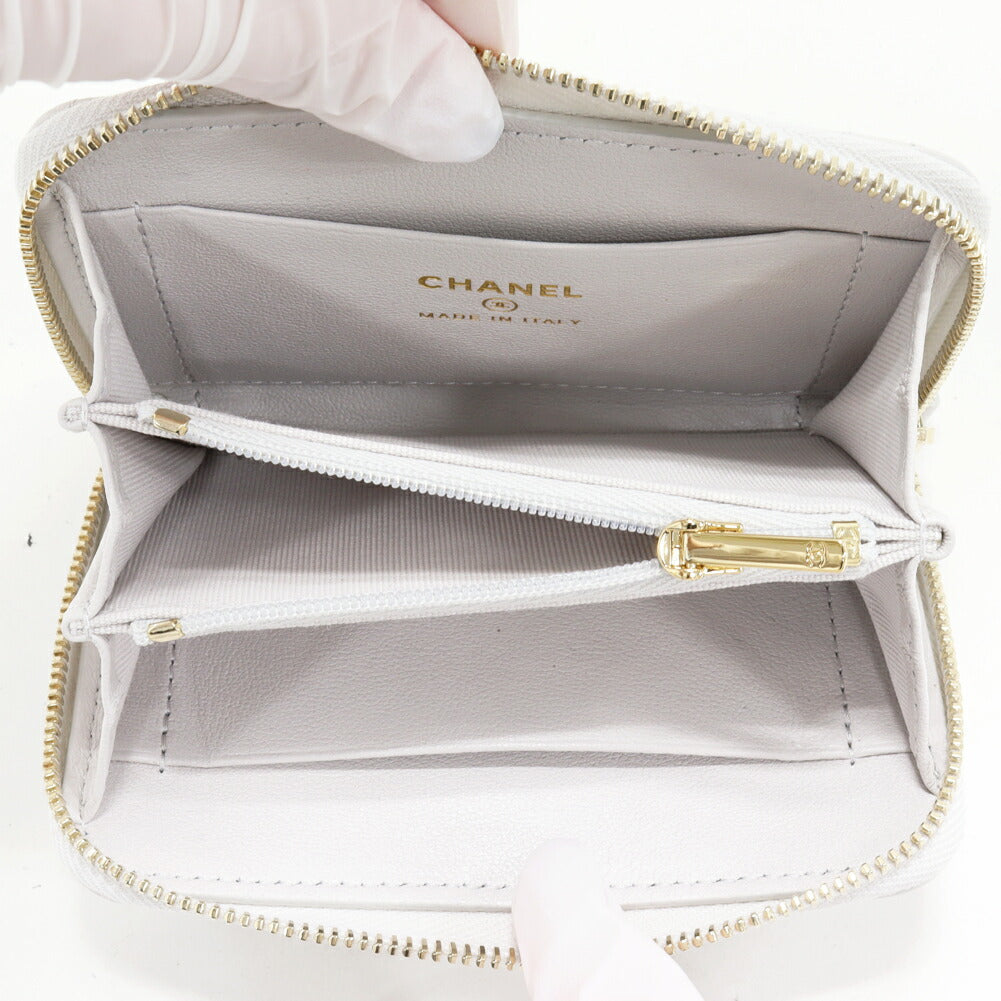 Chanel Matelassé Lambskin Card Coin Purse Bag