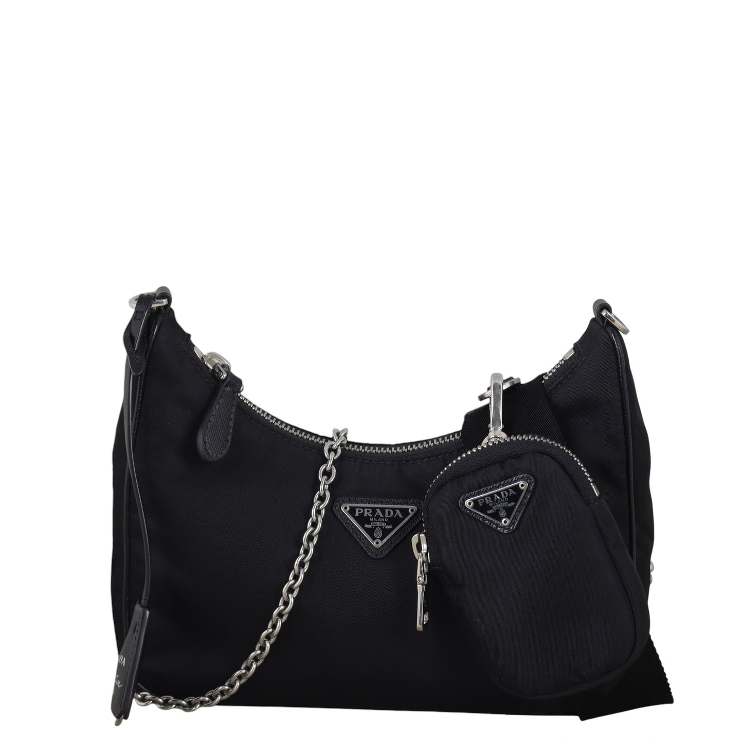 Prada Shoulder Bag Re-Edition Tessuto 3 Nylon Black