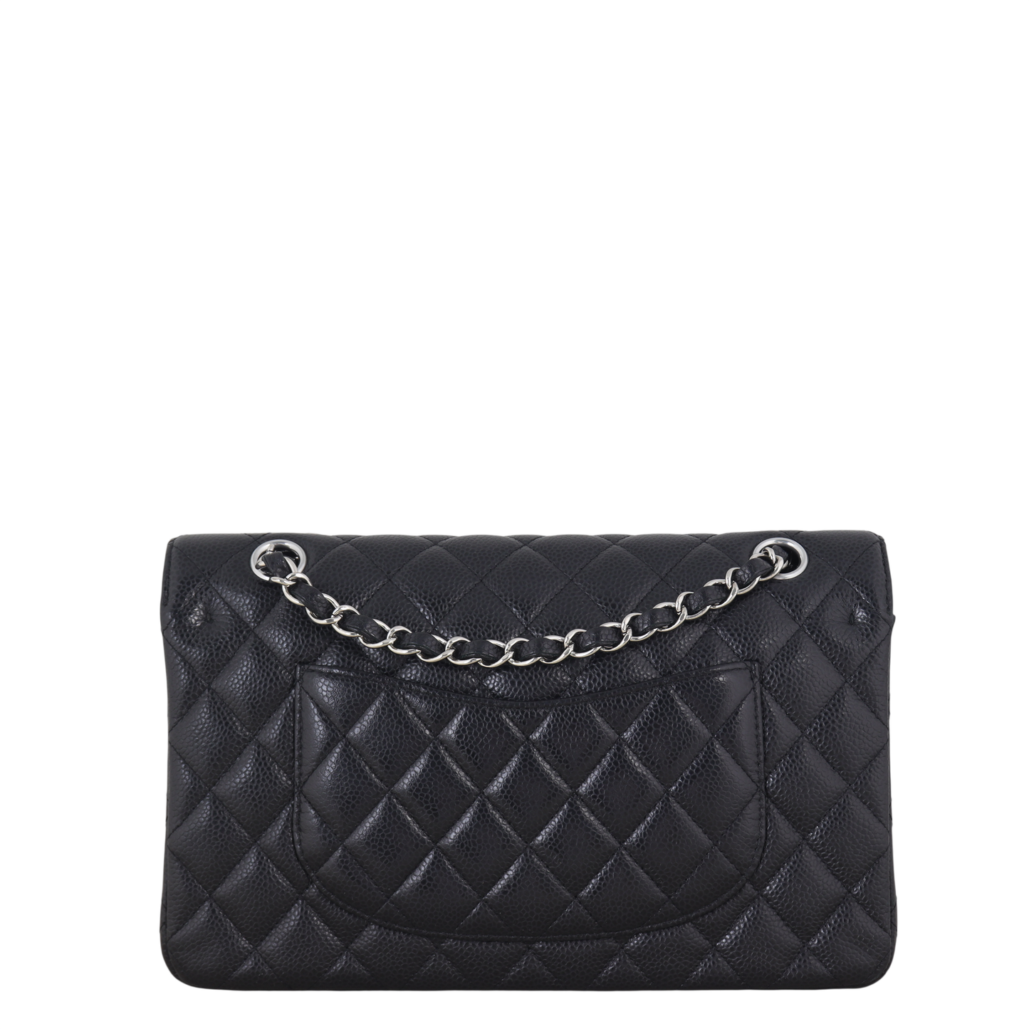 Chanel Classic Double Caviar Handbag Quilted Medium Shoulder Bag Caviar 12122025