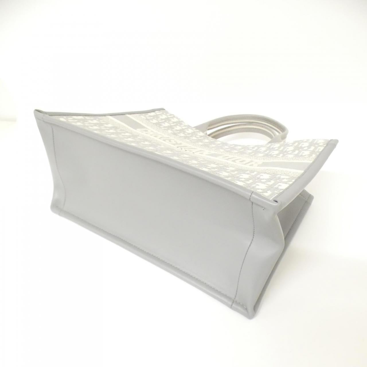 Dior Oblique Book Tote Calf Bag Canvas Tote Bag
