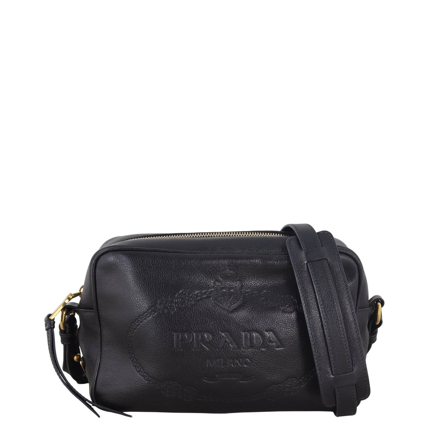 Prada Crossbody Bag Camera Bag Black Logo Shoulder Bag