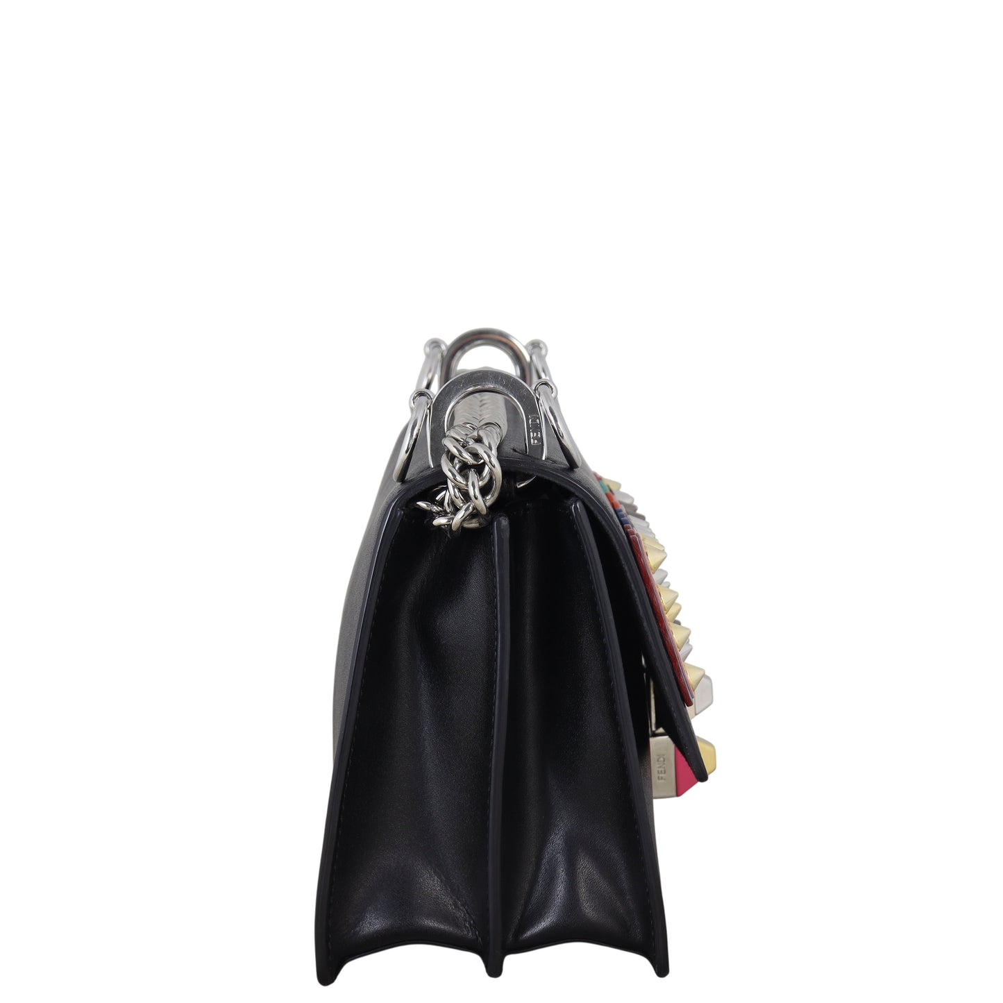 Fendi Kan Metal Stud Crossbody Small Crossbody Bag